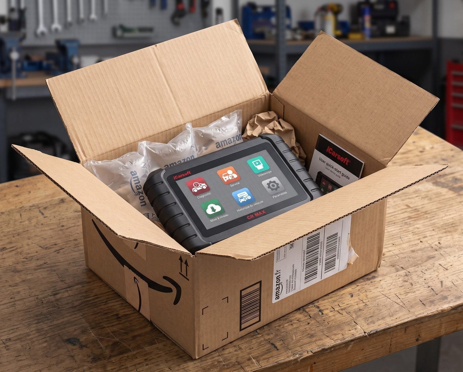 Valise de diagnostic iCarsoft commandée sur Amazon : les risques à connaître avant d'acheter