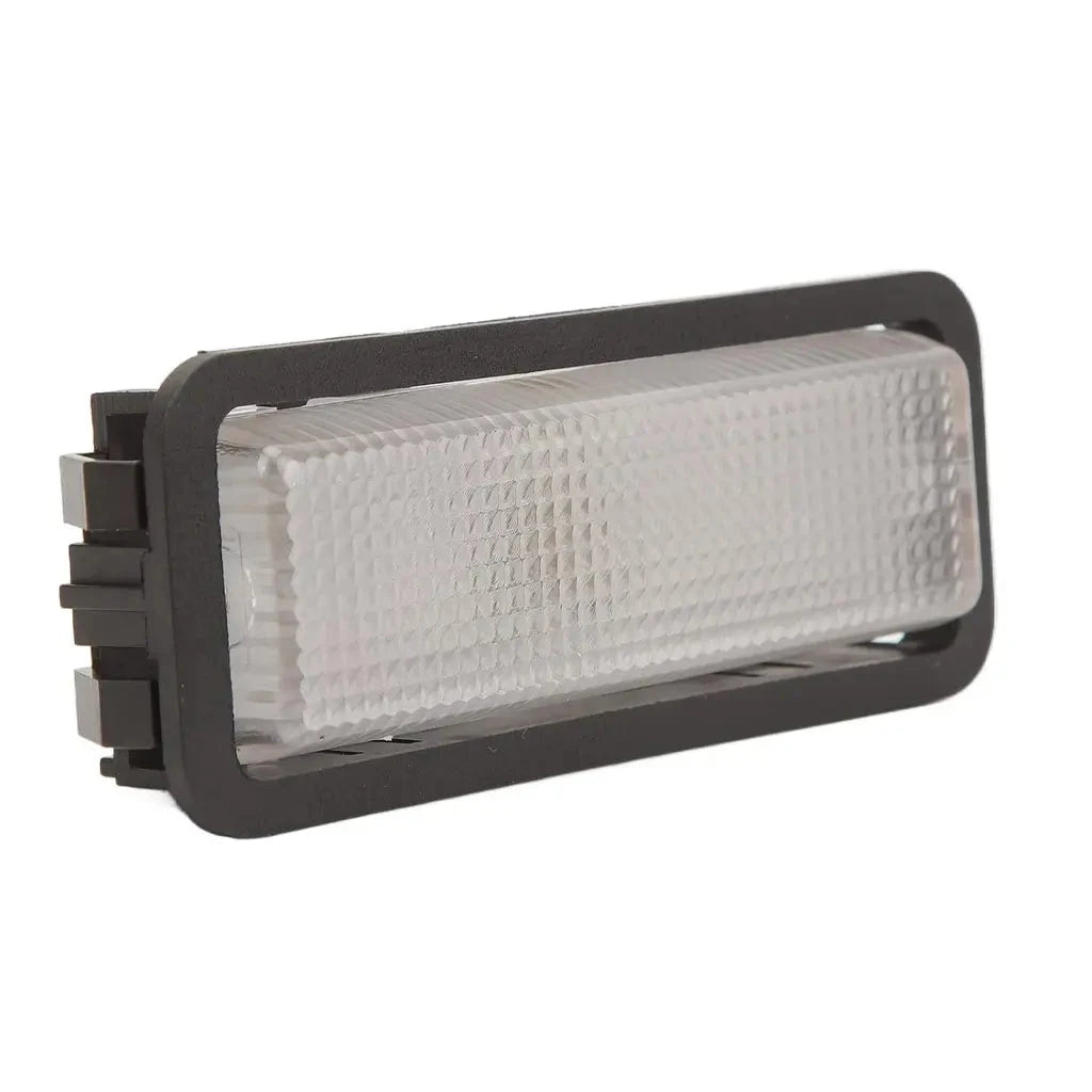 Plafonnier rectangulaire blanc et noir pour eclairage interieur de voiture