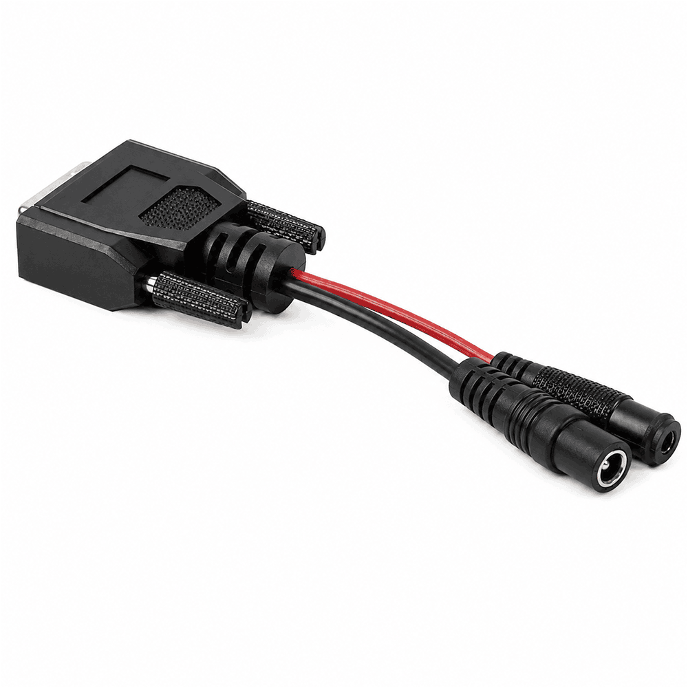 Adaptateur Autool DM303 avec connecteur DB15 vers double prise femelle DC
