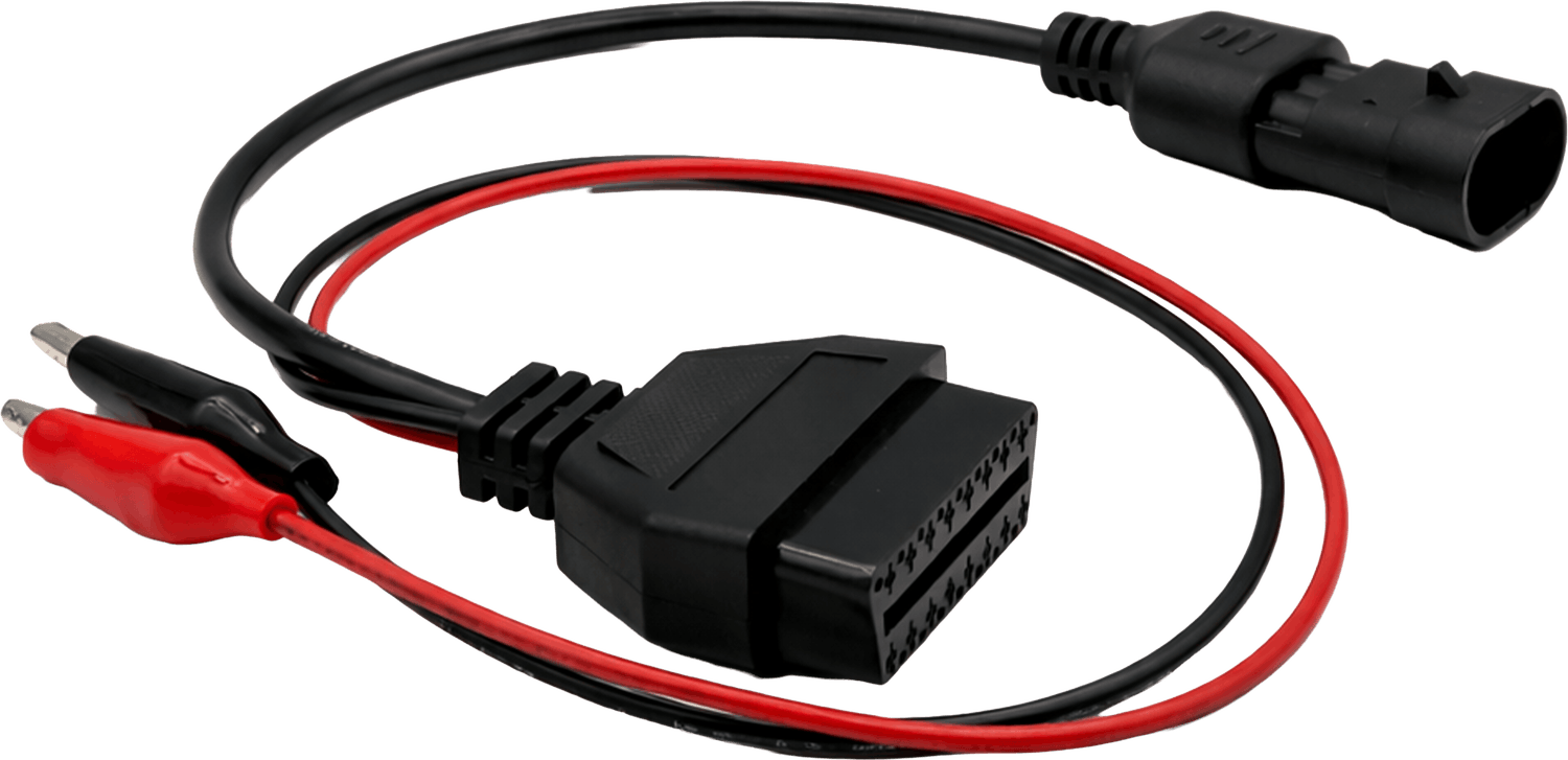 Adaptateur OBD2 3 broches avec pinces crocodiles pour moto Ducati