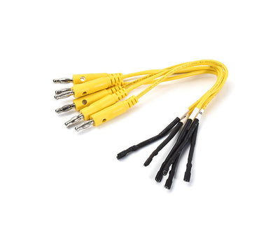 Adaptateur E avec fiches bananes jaunes et connecteurs noirs iCarsoft