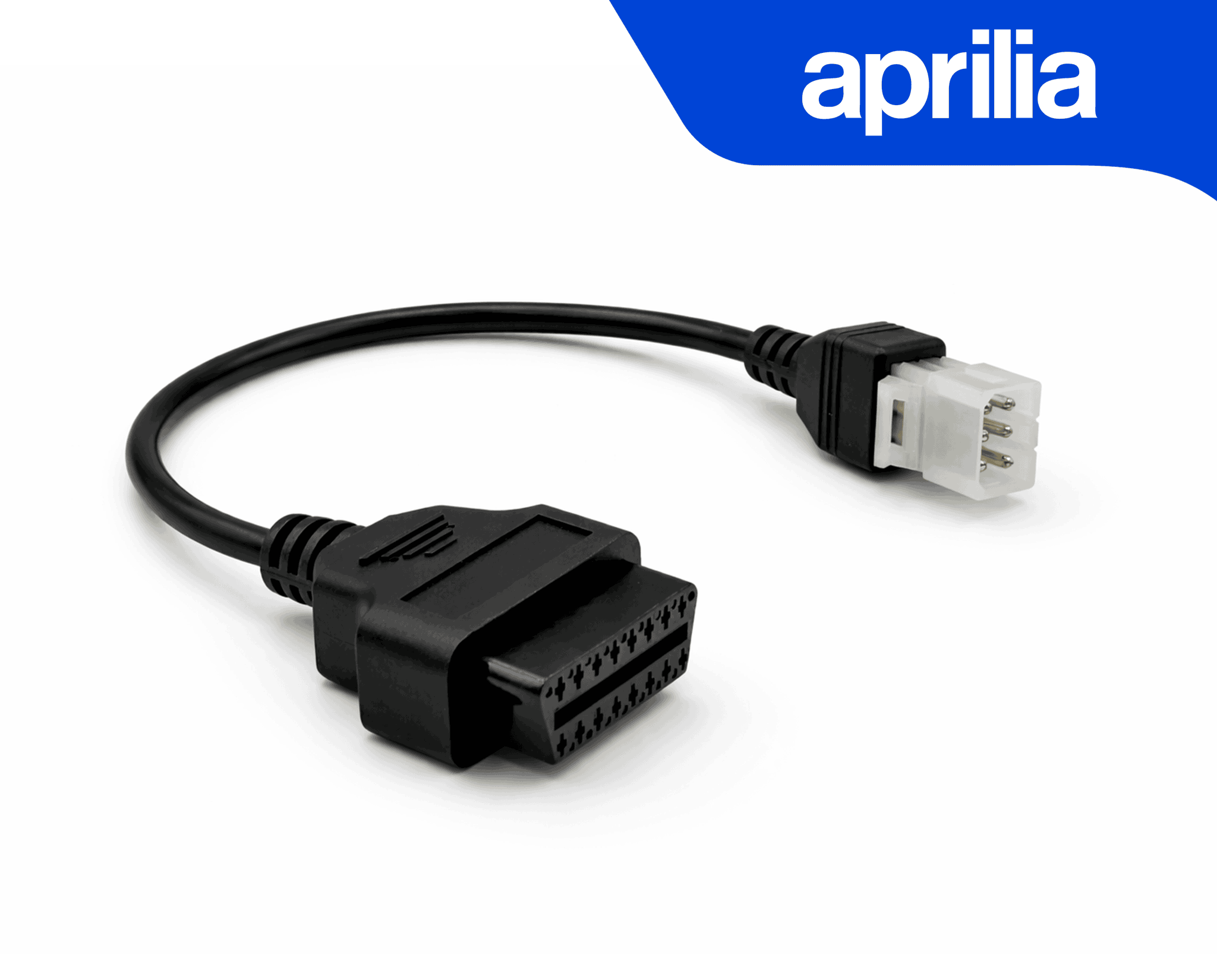 Adaptateur de diagnostic moto Aprilia 6 broches vers OBD2 iCarsoft