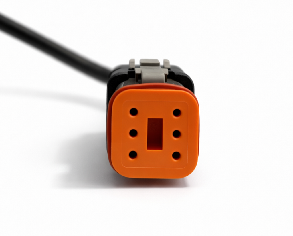 Fiche orange à 6 broches de l adaptateur moto Harley Davidson vers OBD2