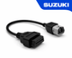 Adaptateur de diagnostic OBD2 vers prise 6 broches pour moto et scooter Suzuki