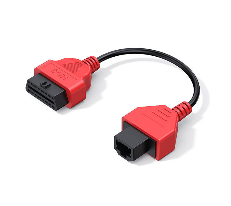Adaptateur OBD2 spécifique HA3 de couleur rouge pour la valise de diagnostic iCarsoft CR Eagle