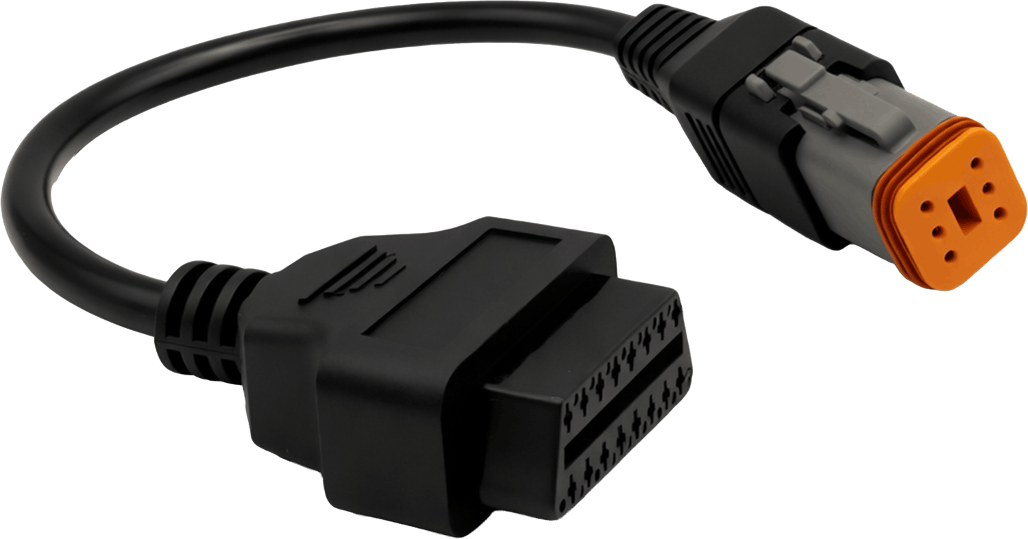 Cable adaptateur diagnostic OBD2 6 broches pour moto Harley Davidson