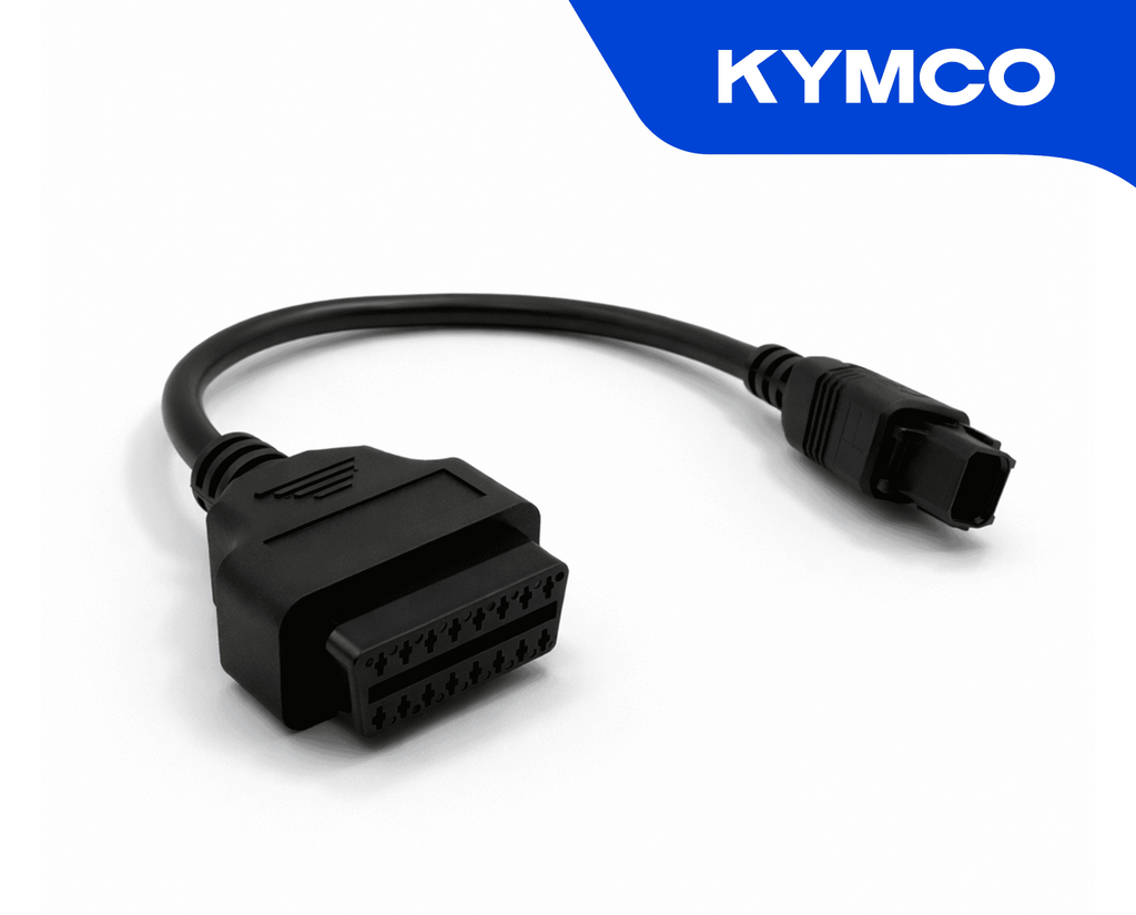Adaptateur de diagnostic Kymco 3 broches vers OBD2 pour moto et quad