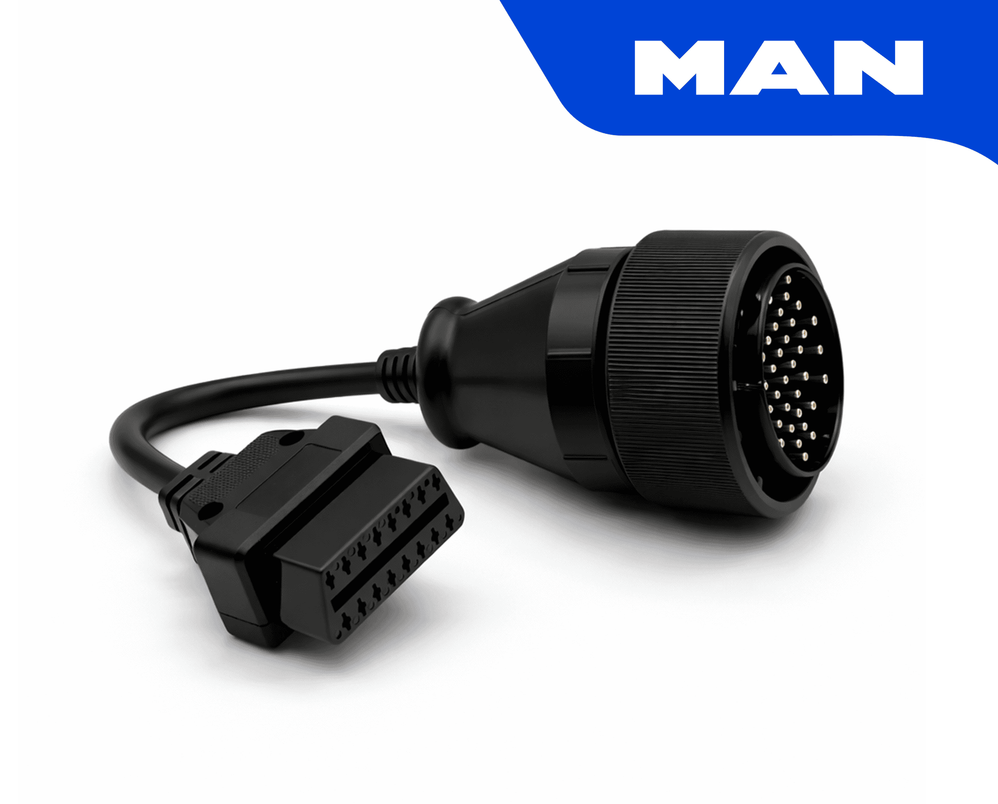 Adaptateur OBD2 37 broches iCarsoft France pour le diagnostic des camions MAN