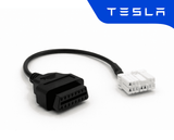 Adaptateur de diagnostic automobile Tesla 12 broches vers prise OBD2 standard