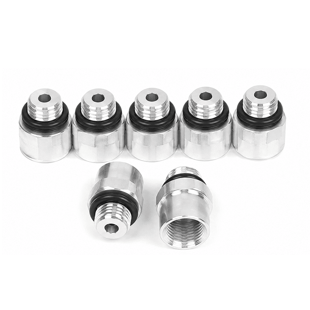 Kit d'adaptateurs métalliques de type F pour injecteurs GDI avec joints toriques