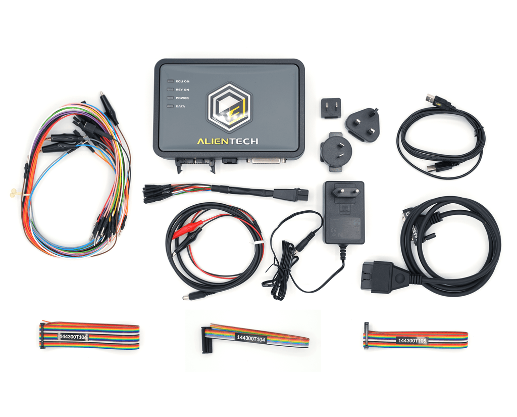 Boîtier Alientech KessV3 version Master complet avec ses câbles de reprogrammation