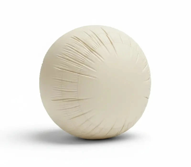 Gros plan sur un ballon d airbag de voiture gonfle de couleur blanche
