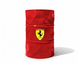 Miniature de baril rouge decoratif avec le logo de la marque italienne Ferrari