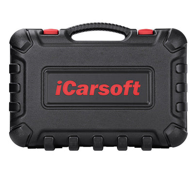 Boîte de transport rigide noire de la valise de diagnostic multimarque iCarsoft CR Ultra P