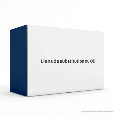 Boîte blanche et bleue de liens de substitution au CD pour valise de diagnostic iCarsoft
