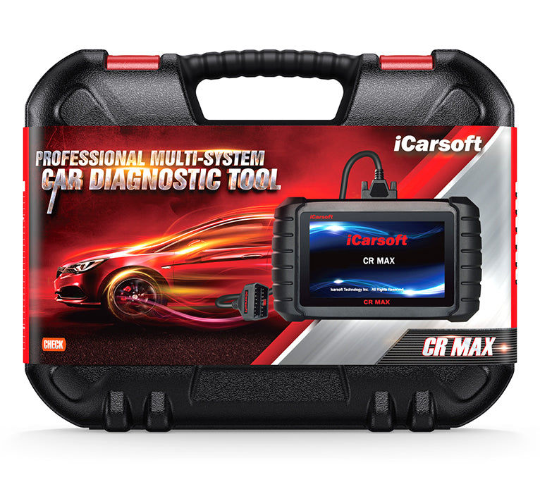 Coffret de transport rigide noir pour la valise de diagnostic iCarsoft CR Max