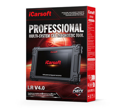 Boîte de l emballage d origine de la valise de diagnostic iCarsoft LR V4.0 pour Land Rover et Jaguar
