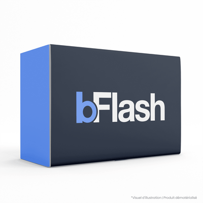 Boîtier bFlash de programmation et diagnostic moteur sur fond blanc