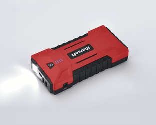 Booster de batterie portable iCarsoft JS V10 avec fonction lampe torche LED