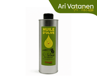 Bouteille en métal d'huile d'olive édition Ari Vatanen par iCarsoft France