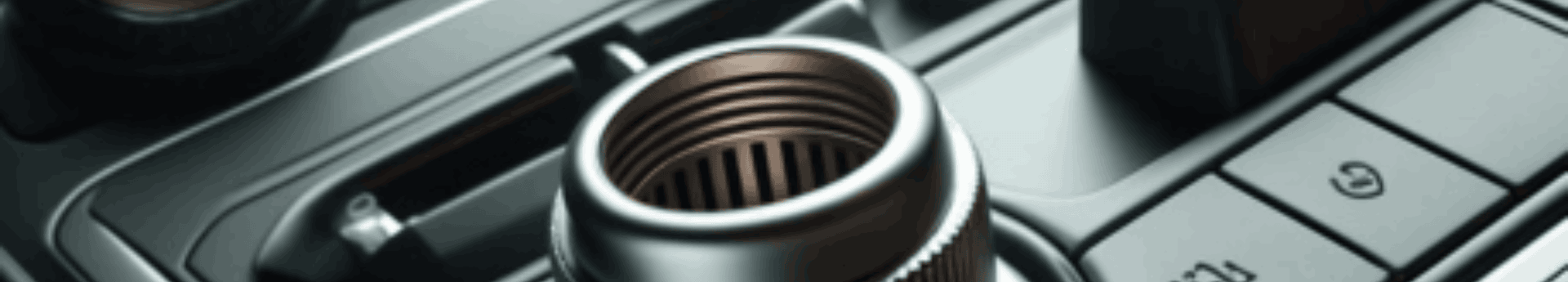 Gros plan sur la molette de selection de la console centrale d un vehicule moderne