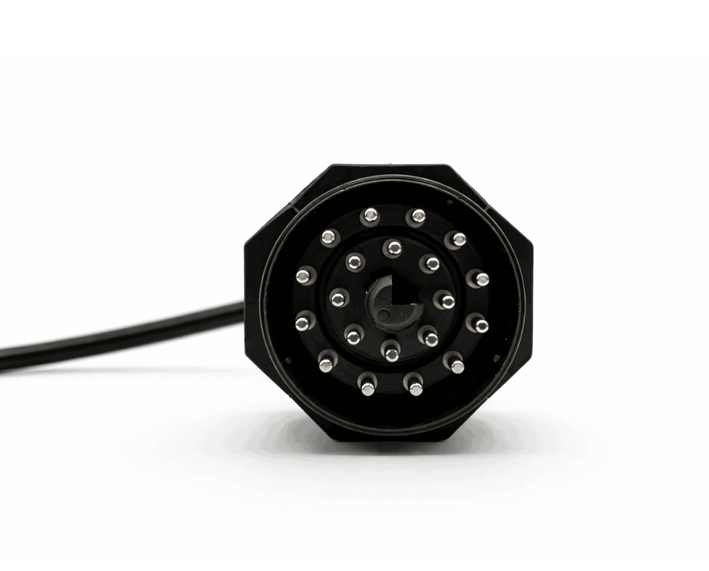 Vue de face du connecteur rond à 20 broches pour le reset entretien des véhicules BMW