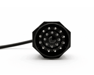Vue de face du connecteur rond à 20 broches pour le reset entretien des véhicules BMW