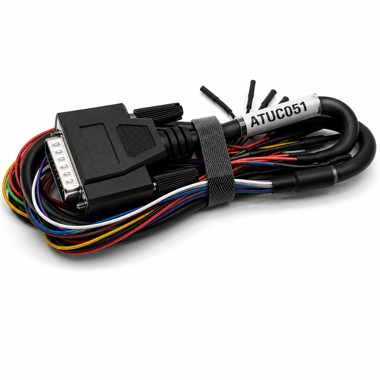 Câble adaptateur de diagnostic iCarsoft ATUC051 avec connecteur et fils de couleur
