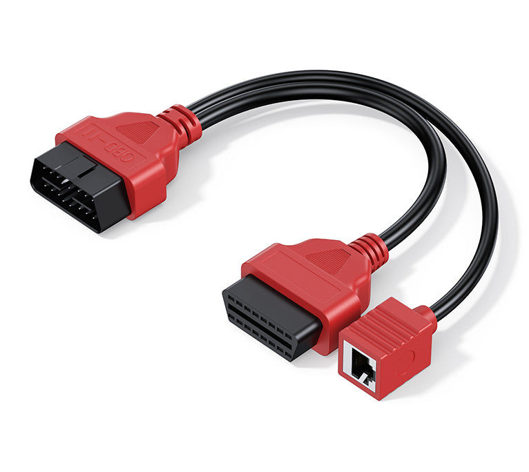 Cable adaptateur OBD2 et prise reseau RJ45 pour valise de diagnostic iCarsoft CR Max