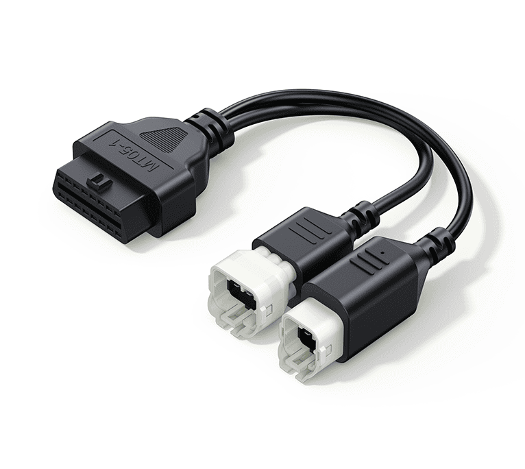 Câble adaptateur de diagnostic OBD2 iCarsoft MT05-1 noir pour moto