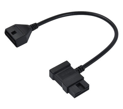 Câble adaptateur mâle femelle 12 à 16 broches pour valise diagnostic iCarsoft CR Ultra