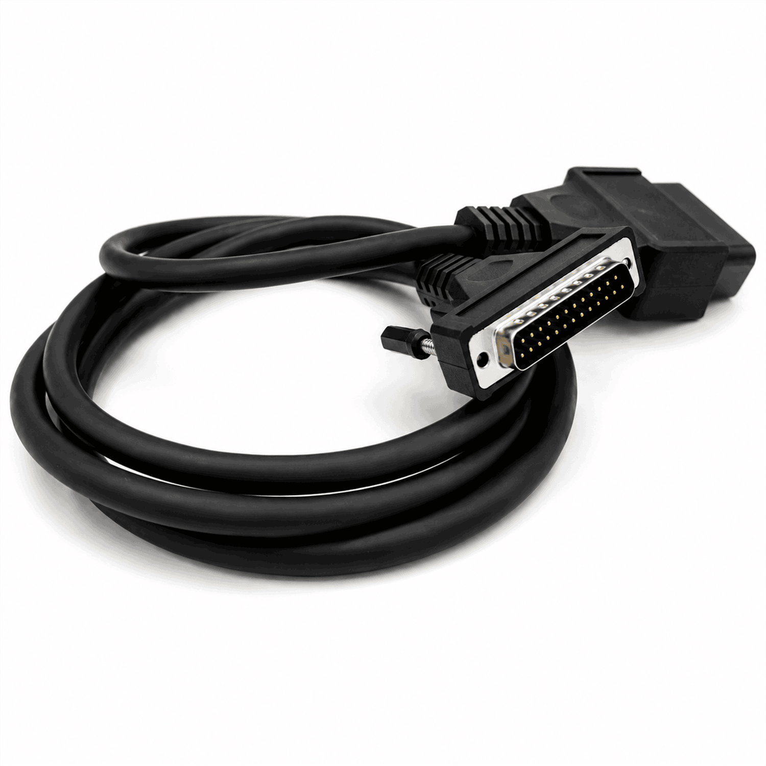Cable de diagnostic OBD2 vers DB25 noir pour valise de diagnostic e-commerce