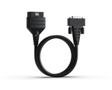 Câble OBD2 de remplacement noir avec connecteur série mâle pour valise de diagnostic iCarsoft