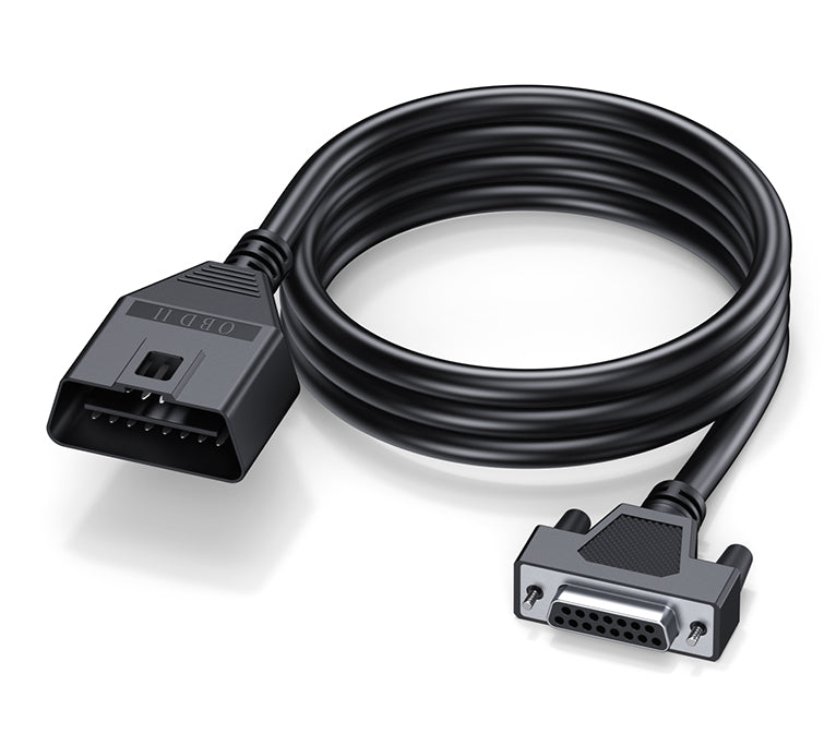 Cable OBD2 noir de remplacement pour valise de diagnostic iCarsoft CR Max