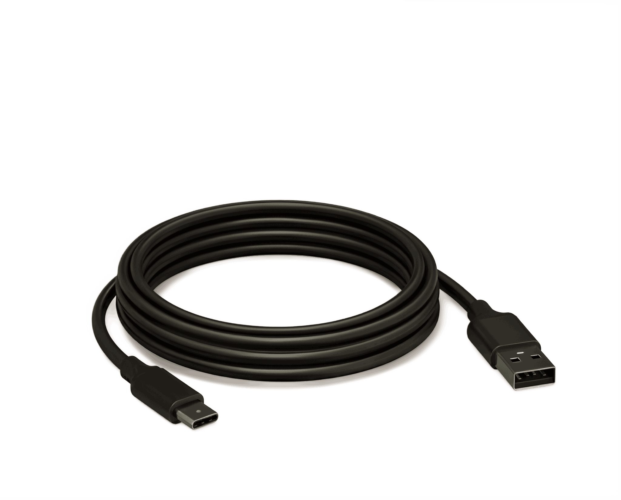Cable USB C de remplacement noir enroule pour valise de diagnostic iCarsoft