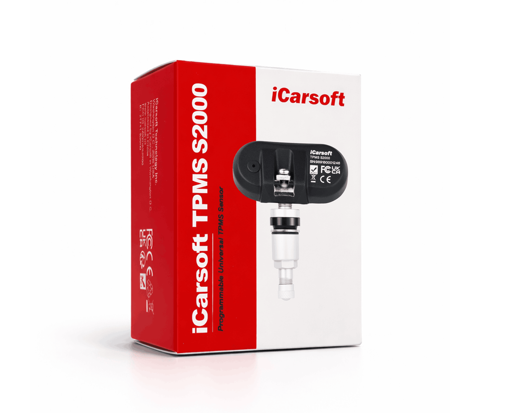 Boite et capteur de pression de pneu universel programmable iCarsoft TPMS S2000