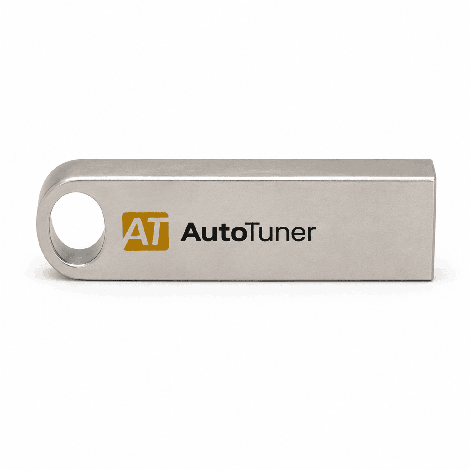 Cle USB en metal argenté de marque AutoTuner pour diagnostic auto