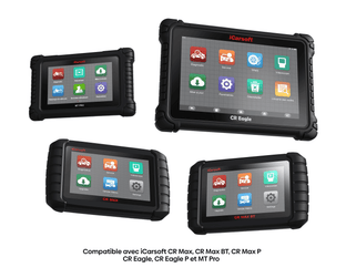 Tablettes de diagnostic auto et moto iCarsoft CR Max, CR Eagle et MT Pro