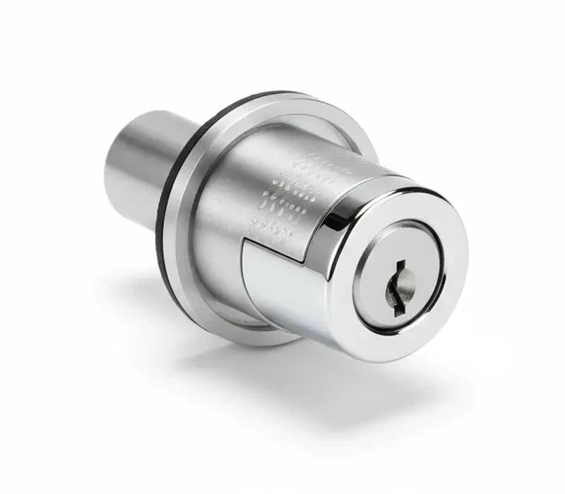 Serrure de portière de voiture avec cylindre de clé métallique