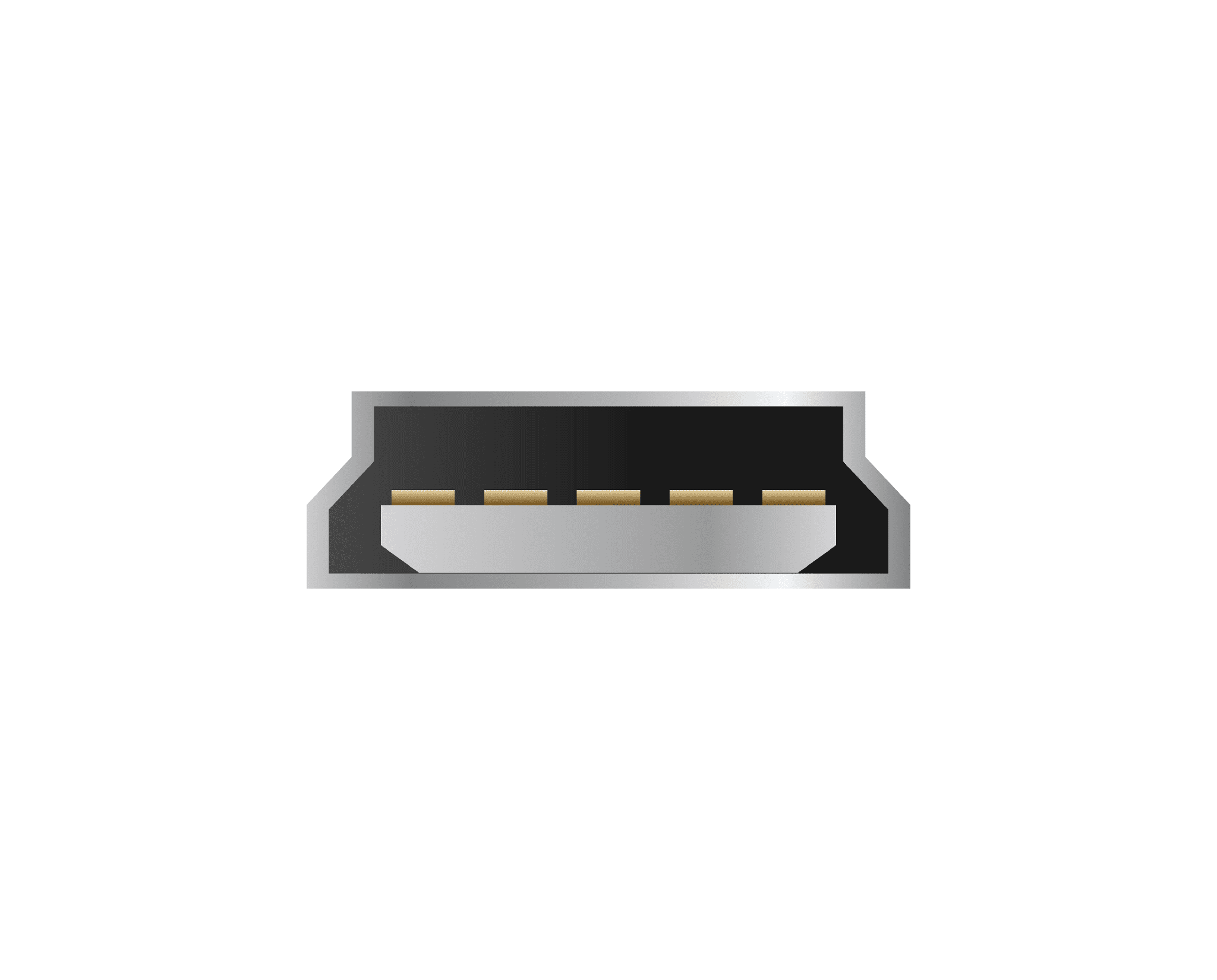 Gros plan sur la prise mâle de type Micro-USB d un câble de remplacement iCarsoft