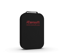 Petite housse de protection et transport noire avec logo rouge brodé iCarsoft