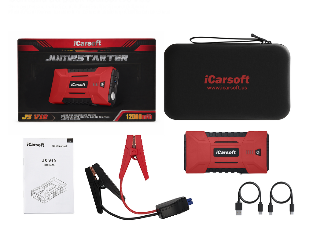 iCarsoft JS V10 | Booster Batterie
