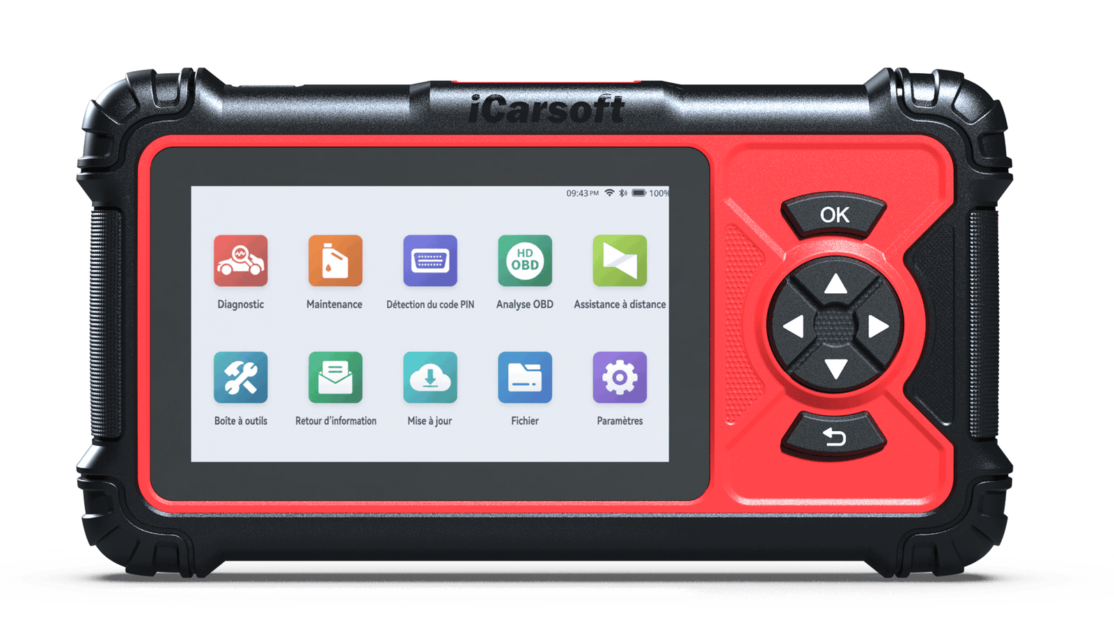 Valise de diagnostic multimarque iCarsoft HD V4 pour camions et poids lourds