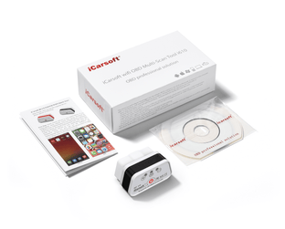 Boite et accessoires complets de l outil de diagnostic OBD2 sans fil iCarsoft i610 Wifi