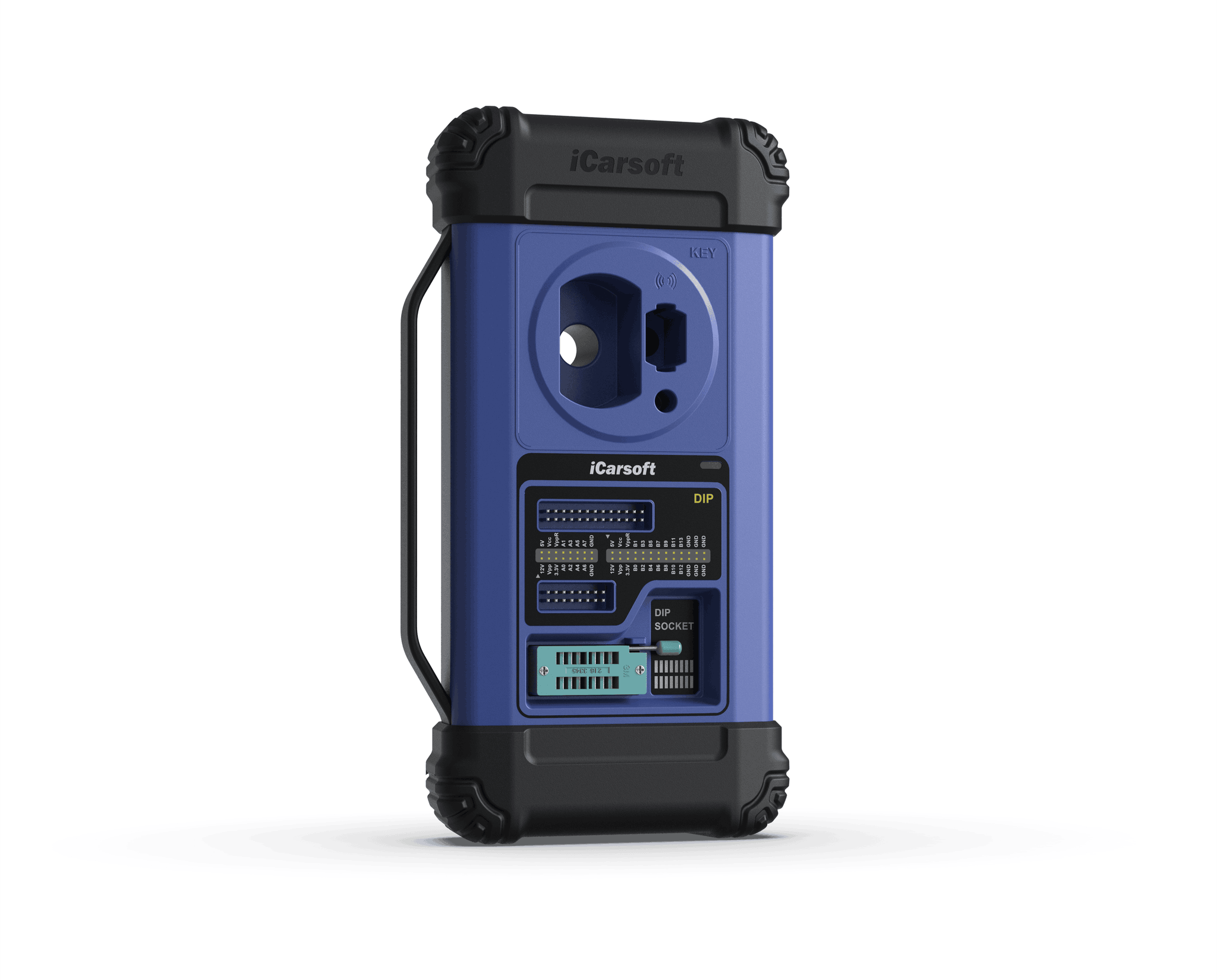 Programmateur de clés de voiture et puces iCarsoft IM2000 Pro bleu