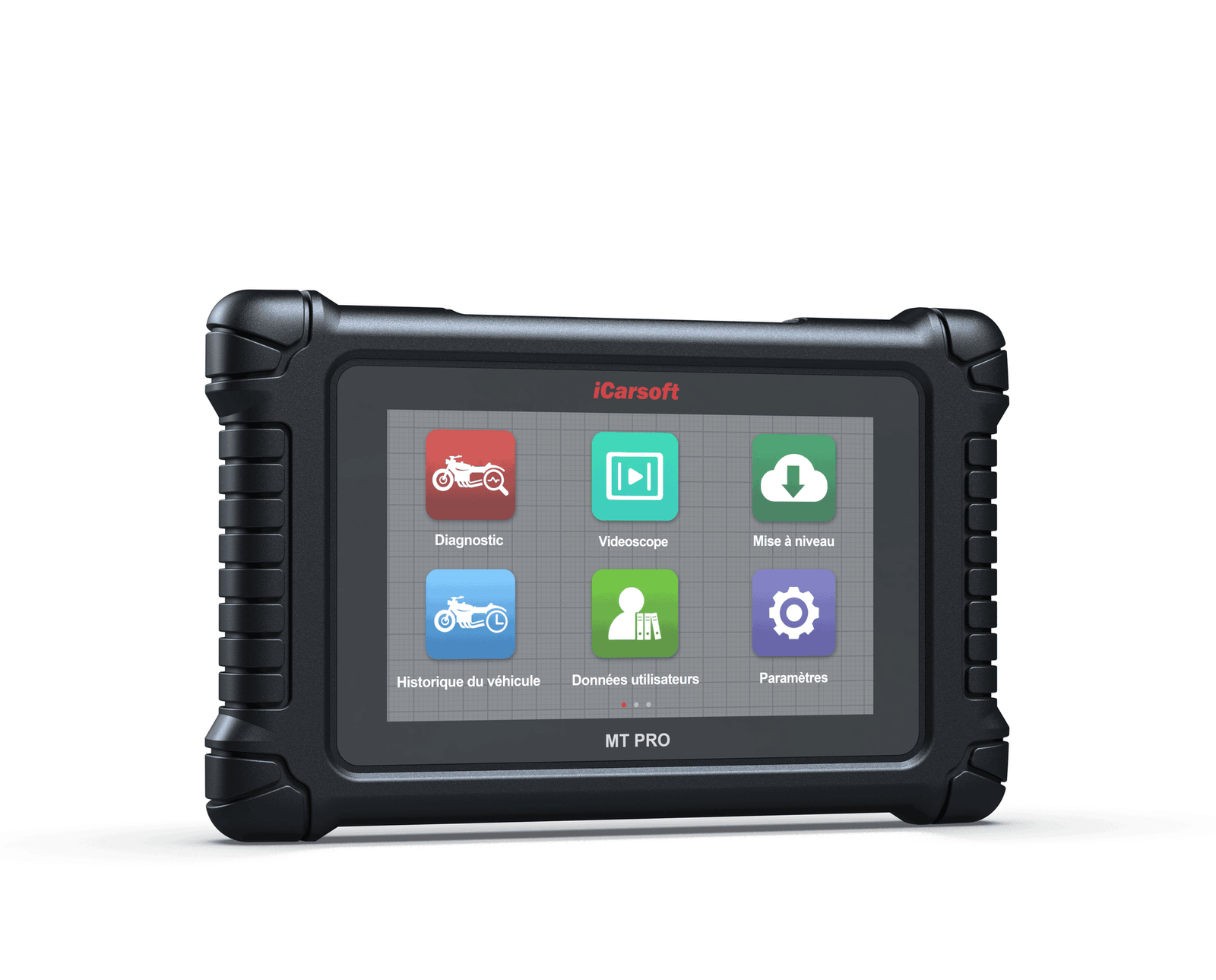 Valise de diagnostic multimarque iCarsoft MT Pro pour motos et deux-roues avec écran tactile