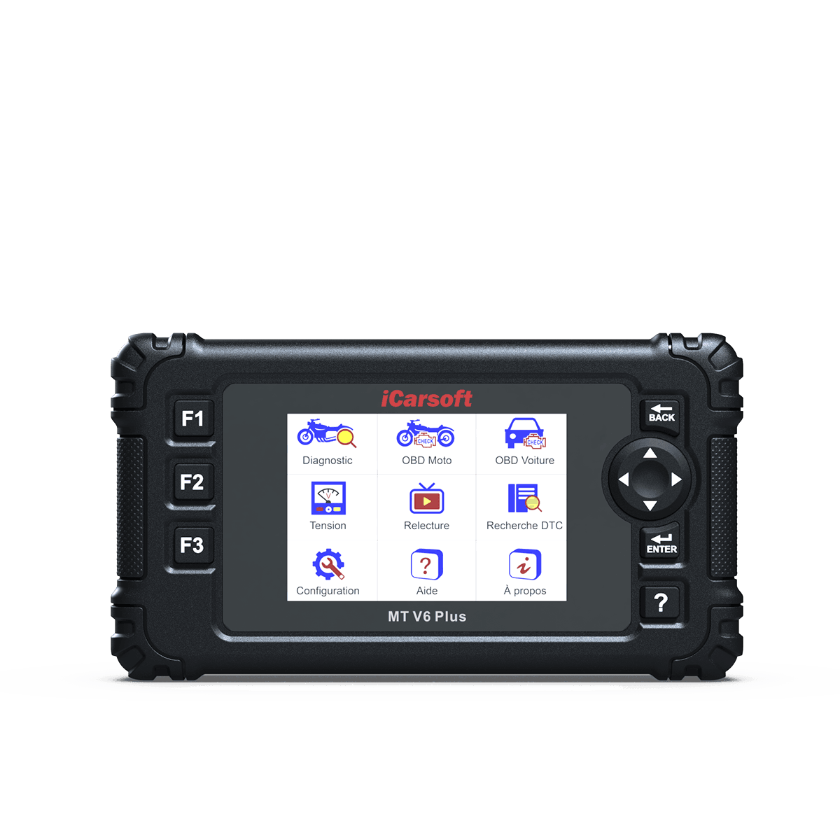 Boitier de diagnostic multi-marques iCarsoft MT V6 Plus pour motos et scooters