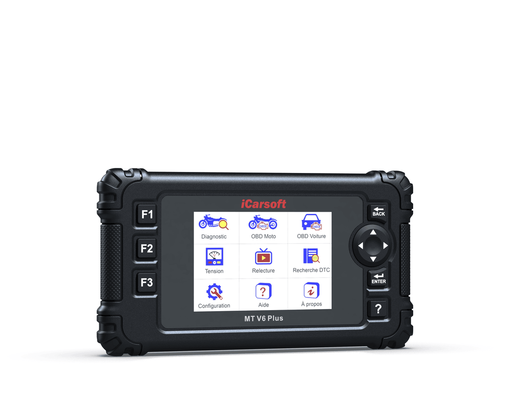 Valise de diagnostic multimarque iCarsoft MT V6 Plus pour motos et voitures