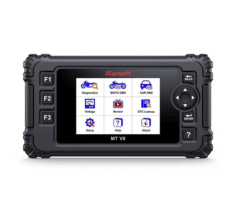 Valise de diagnostic multimarque iCarsoft MT V6 pour motos et deux-roues