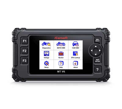 Valise de diagnostic multimarque iCarsoft MT V6 pour motos et deux-roues